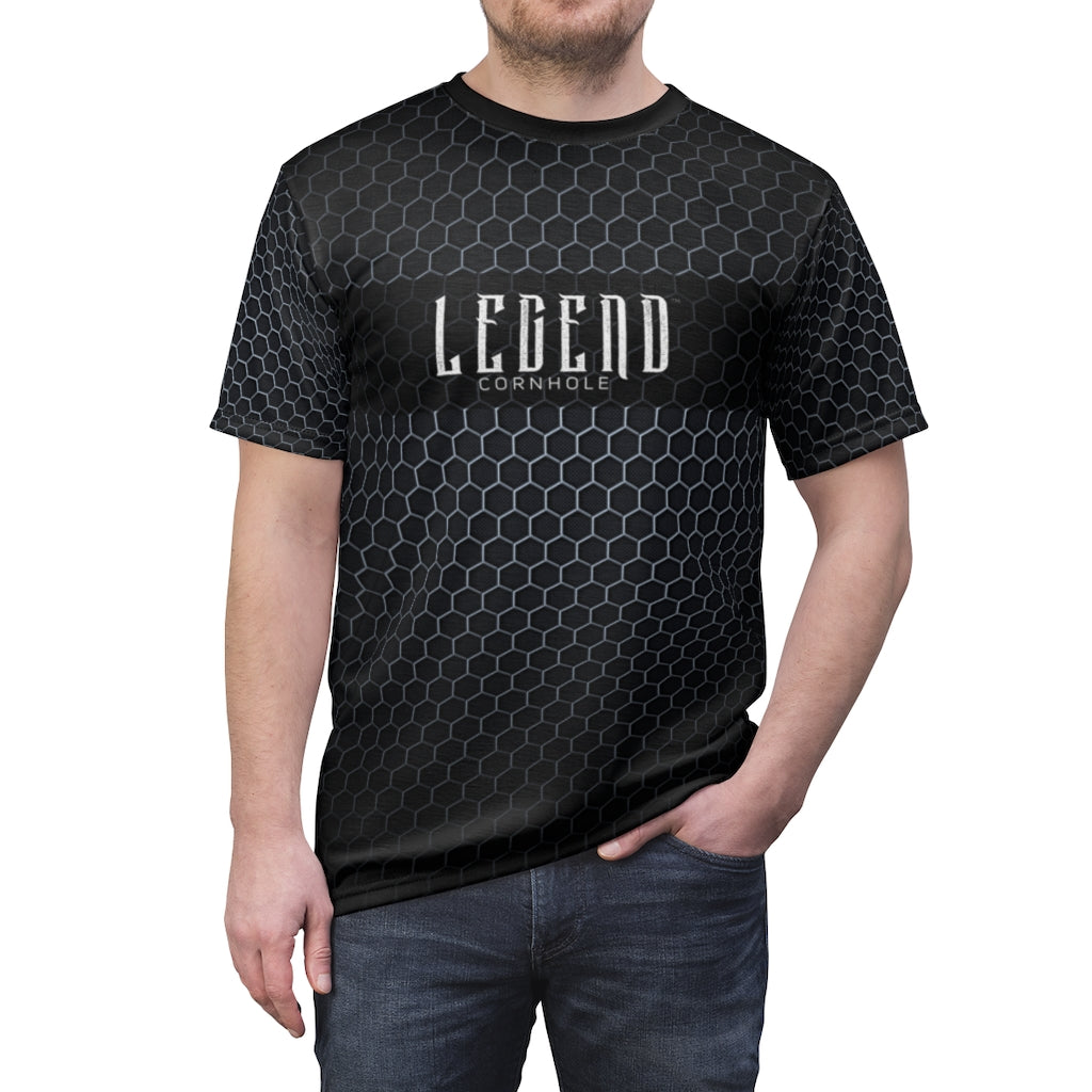 Legend Cornhole ::  Unisex All Over Print Cut & Sew Tee :: 100% Polyester